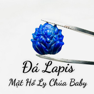 Mặt hồ ly chúa baby đá xanh biển lapis