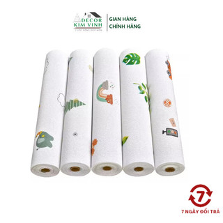  Cuộn 10m Dán Tường Xốp HỌA TIẾT Decor Kim Vinh Tráng Nhôm Cách Nhiệt Khổ Rộng 50cm 