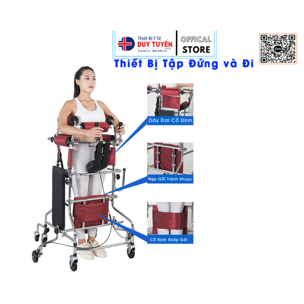 Khung Tập Đi,Đứng Thiết Bị Y Tế Duy Tuyền Phục Hồi Chức Năng Cho Người Tai Biến, Liệt Chắc Chắn An Toàn