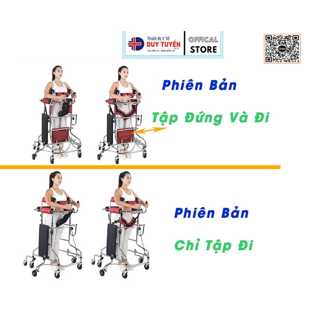 Khung Tập Đi,Đứng Thiết Bị Y Tế Duy Tuyền Phục Hồi Chức Năng Cho Người Tai Biến, Liệt Chắc Chắn An Toàn