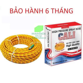 Dây rửa xe - dây phun xịt 50m Cali cho máy rửa xe, phun xịt chạy mô tơ