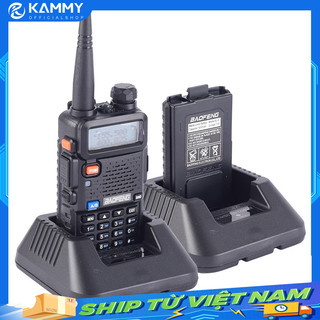 Pin máy bộ đàm Baofeng UV-5R chính hãng nghe FM siêu xa nghe rõ - MrPhuKien máy bộ đàm có màn hình