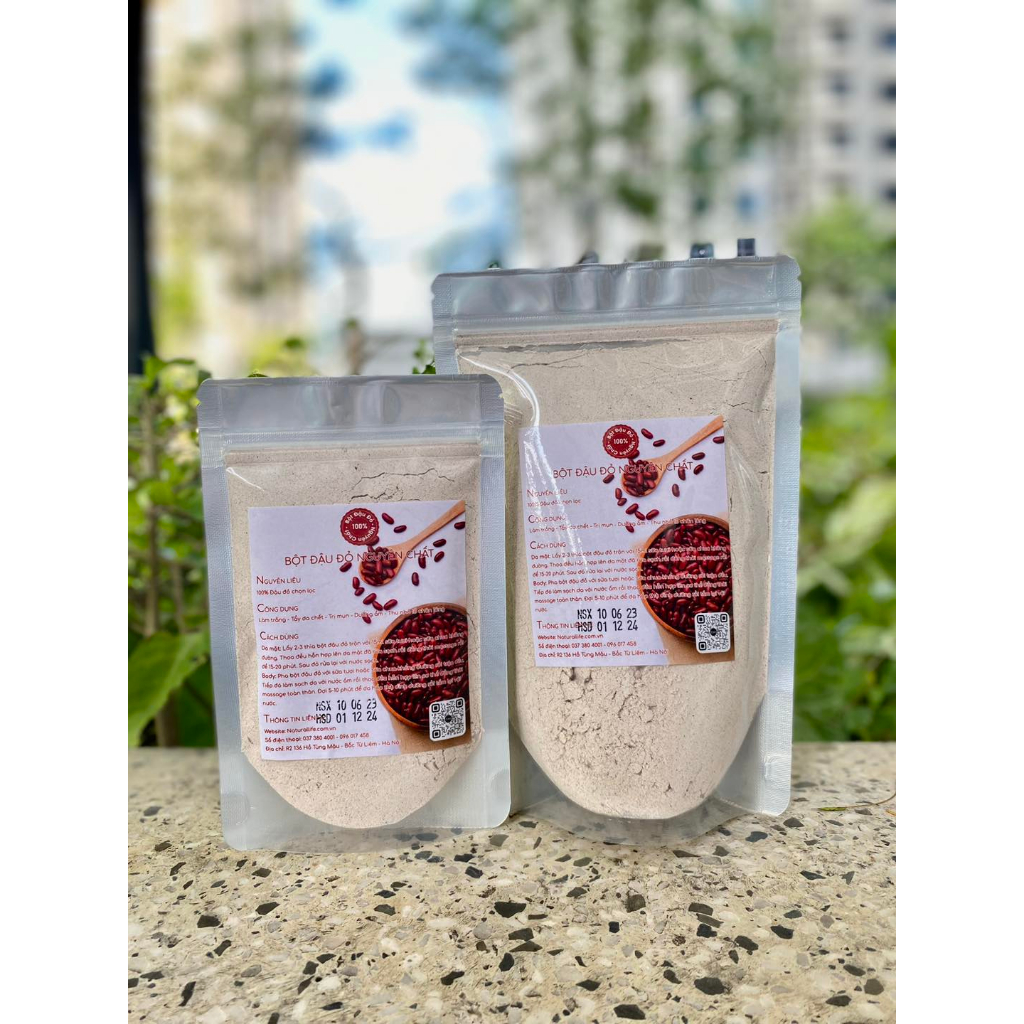 Bột đậu đỏ nguyên chất sạch mịn 100% Organic