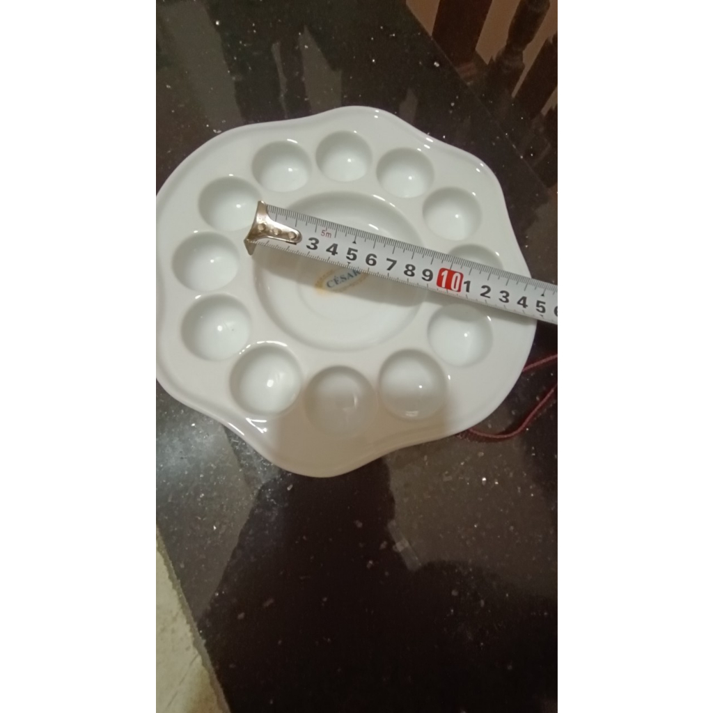 Khay pha mầu bằng sứ xịn