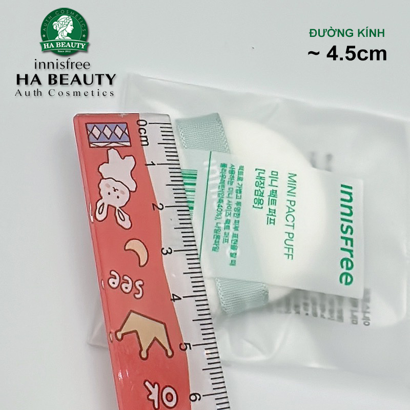 Bông phấn phủ trang điểm innisfree Mini Pact Puff
