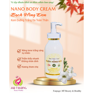 Kem Body Dưỡng trắng chống nắng - Body Nano Cream Whiting bật tông dưỡng da, dưỡng ẩm da và bảo vệ da -300g - Chính hãng