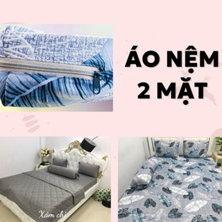 Ga giường thun lạnh, ga nệm 2 mặt dây kéo