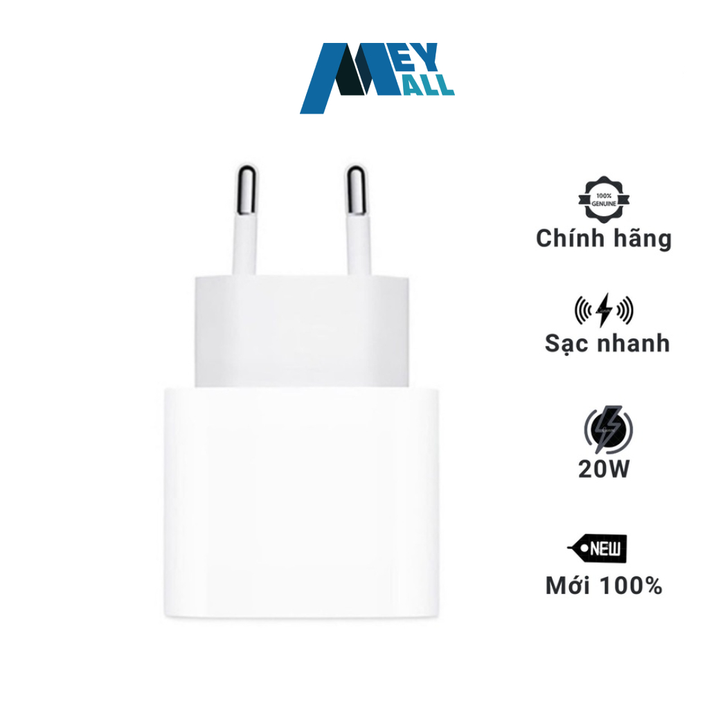 Sạc nhanh PD 20W - Bảo hành 1năm - MeyMall shop.