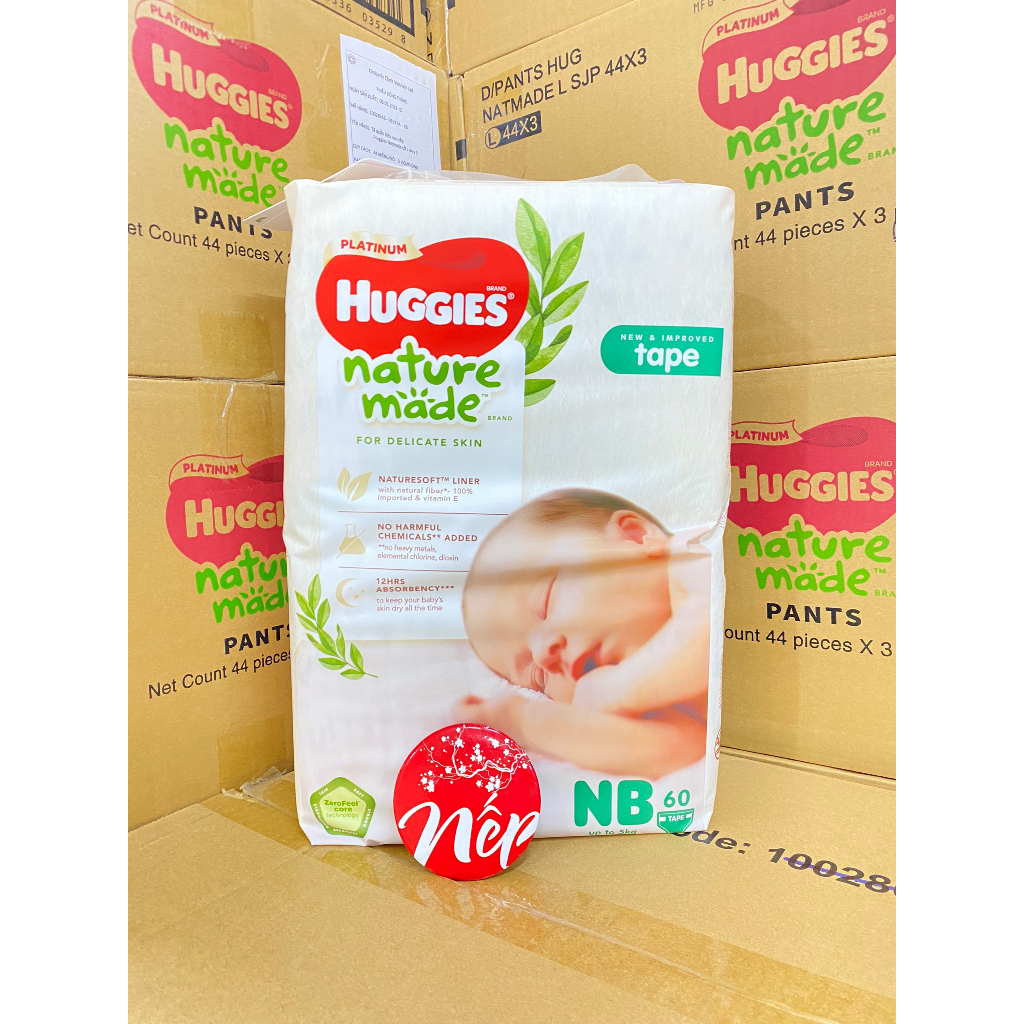 Bỉm dán quần siêu cao cấp huggies platinum nature made - ảnh sản phẩm 5