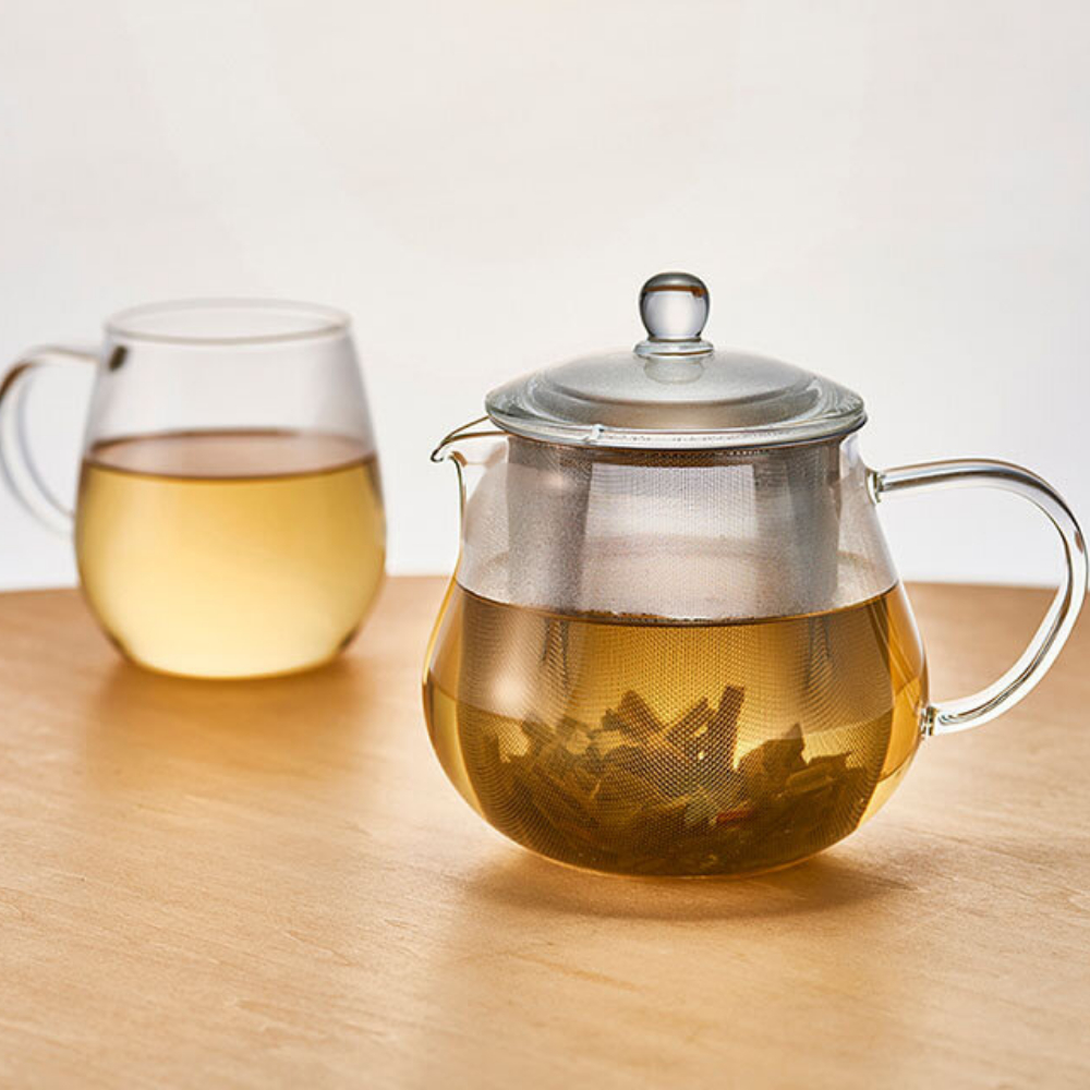 Bình trà thủy tinh kèm lưới lọc Hario Leaf Tea Pot "Clear" CHC-45T 450ml