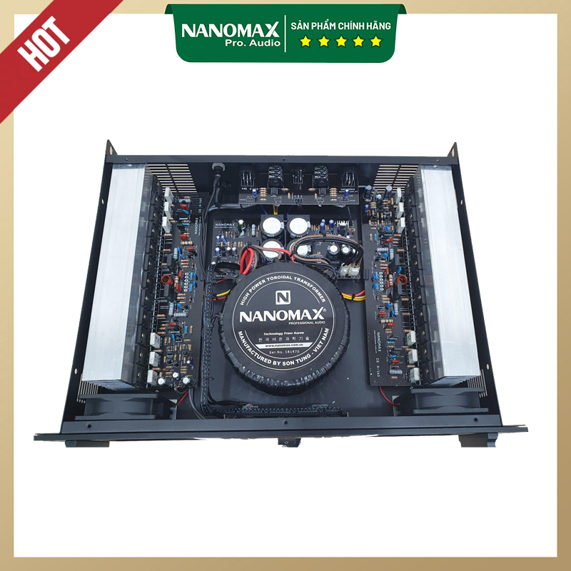 Main Cục Đẩy 24 Sò Nanomax A-160 Công Suất 2400w Hàng Chính Hãng
