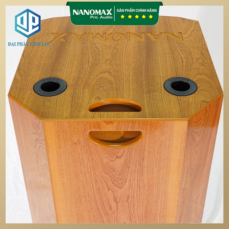 Loa Kéo Karaoke Công Suất Lớn 850w Nanomax K-186 Bass 40cm Tặng Kèm Cặp Micro Hát Karaoke Cao Cấp | Loa Kéo Giá Rẻ