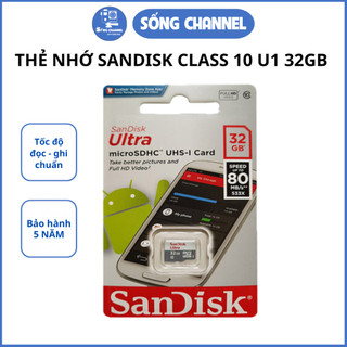 [Chính Hãng] Thẻ nhớ MicroSDHC 32GB SanDisk Ultra Class 10 533x 80MB/s