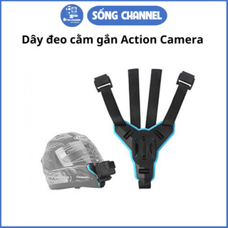 Dây Đeo Action Camera, GoPro Vào Cằm Mũ Bảo Hiểm [NEW]