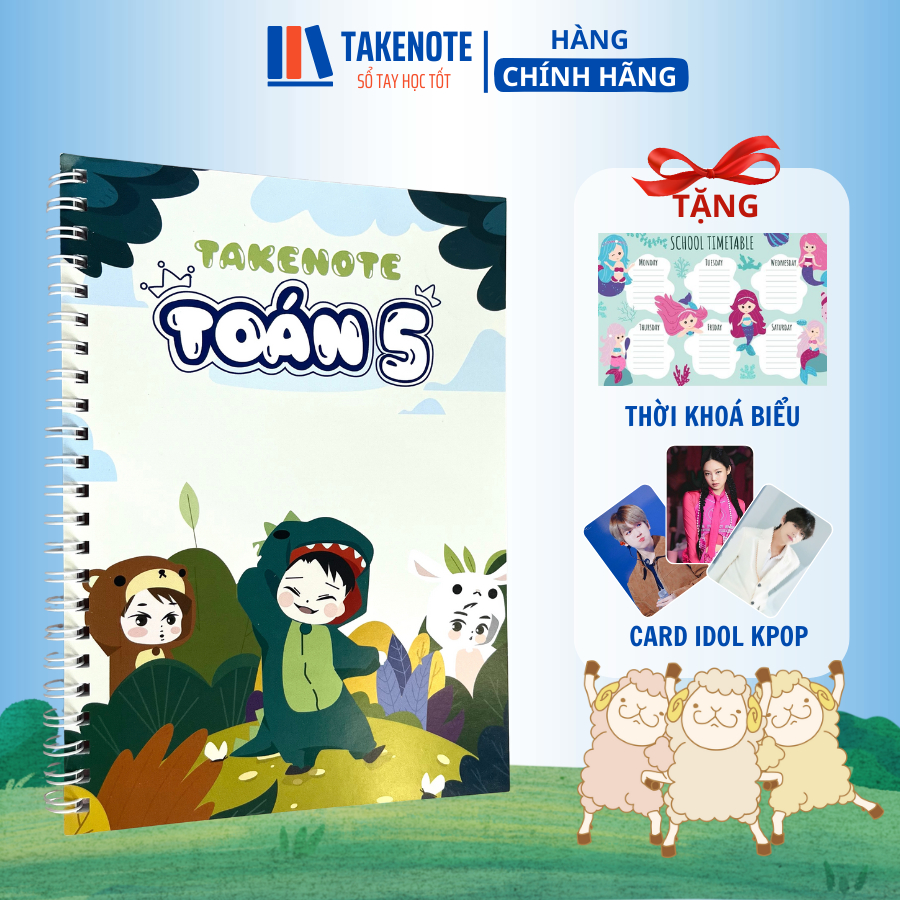 Sổ Tay Takenote Toán 5 - Khổ giấy A5