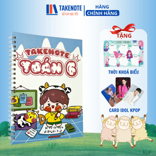 Sổ tay takenote toán 6 - khổ giấy a5