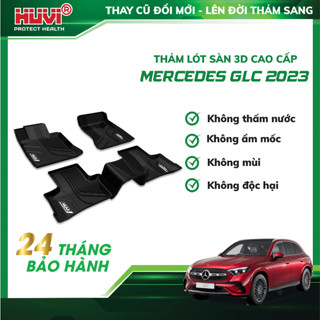 Thảm lót sàn ô tô 3D Mercedes GLC 2023-2024 nhựa TPE cao cấp