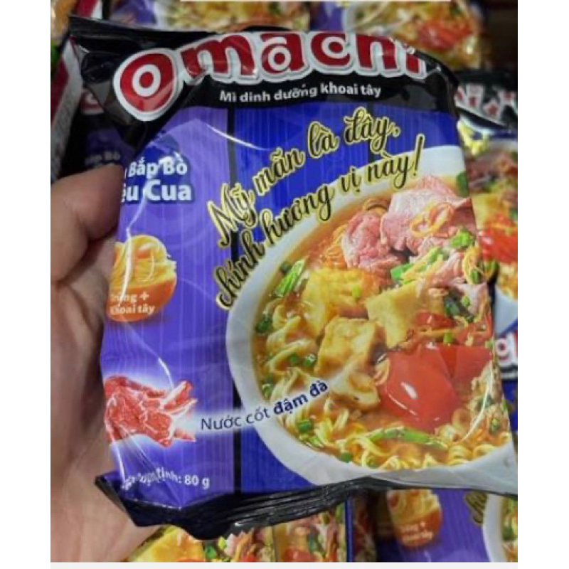 Lốc 5 Gói Mỳ Khoai tây Omachi