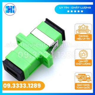 Đầu nối quang Coupler/Adapter SC-APC Xanh lá