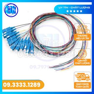 Dây hàn quang Pigtail 12 màu SC/UPC 1.5m Siêu Thị Viễn Thông DH