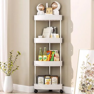 Kệ Góc 4 Tầng Tam Giác Đa Năng  ( gd quý nhi )