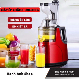 Máy ép trái cây chậm Hongxin RH312 , Máy ép hoa quả, rau củ cỡ lớn, ép nguyên quả, Hàng chính hãng  - Bảo hành 12 Tháng