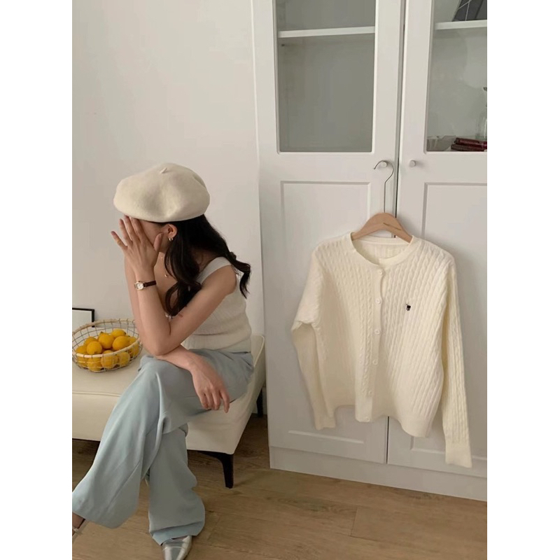 Set cadigan + áo dây COMIC