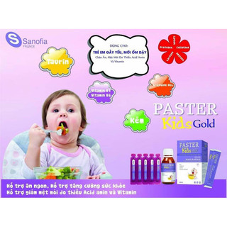 PASTER Kids giúp bé ăn ngon miệng, tăng sức đề kháng