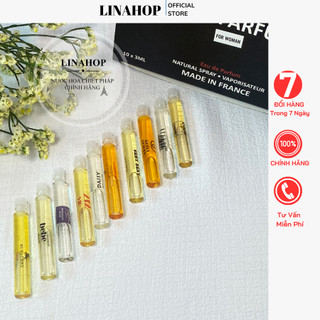 Nước hoa test mini 3 ML dạng chấm đủ mùi dành cho Nam giới hàng chuẩn Pháp Nước hoa Linahop