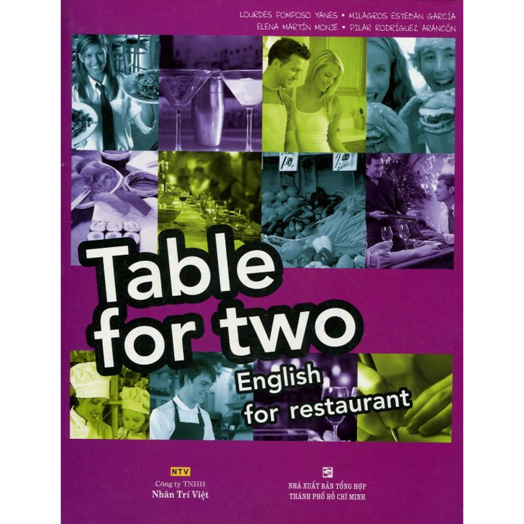 Sách - Table For Two - English For Restaurant (Kèm CD) - NTV