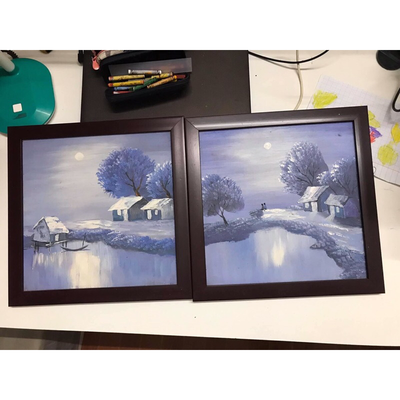 Tranh treo tường khung nhựa