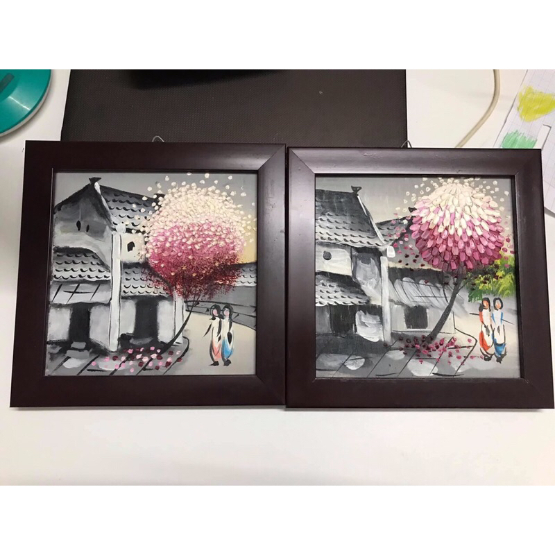 Tranh treo tường khung nhựa