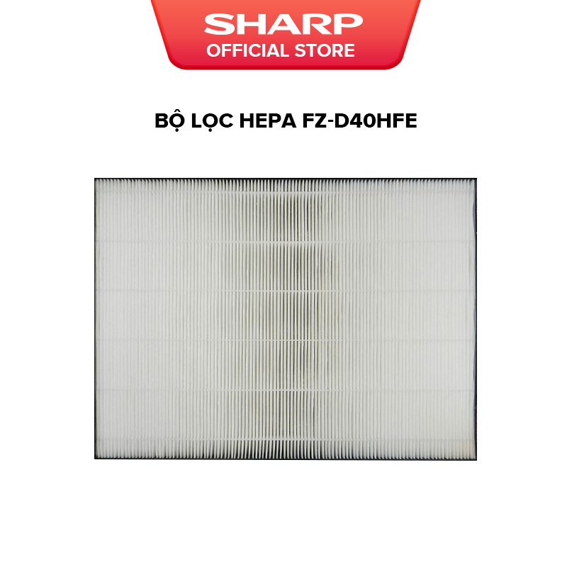 [Phụ kiện]Bộ Lọc HEPA Sharp FZ-D40HFE Dành Cho Máy KC-G40EV-W KC-G50EV-W KI-N40V-W/H và KI-N50V-W - 
