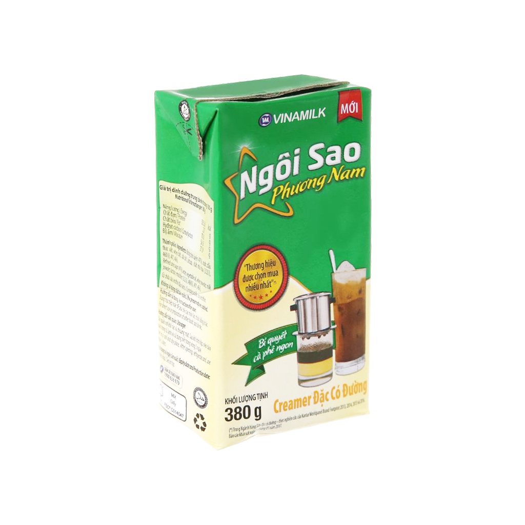 Sữa đặc Ngôi sao Phương Nam xanh lá 380g