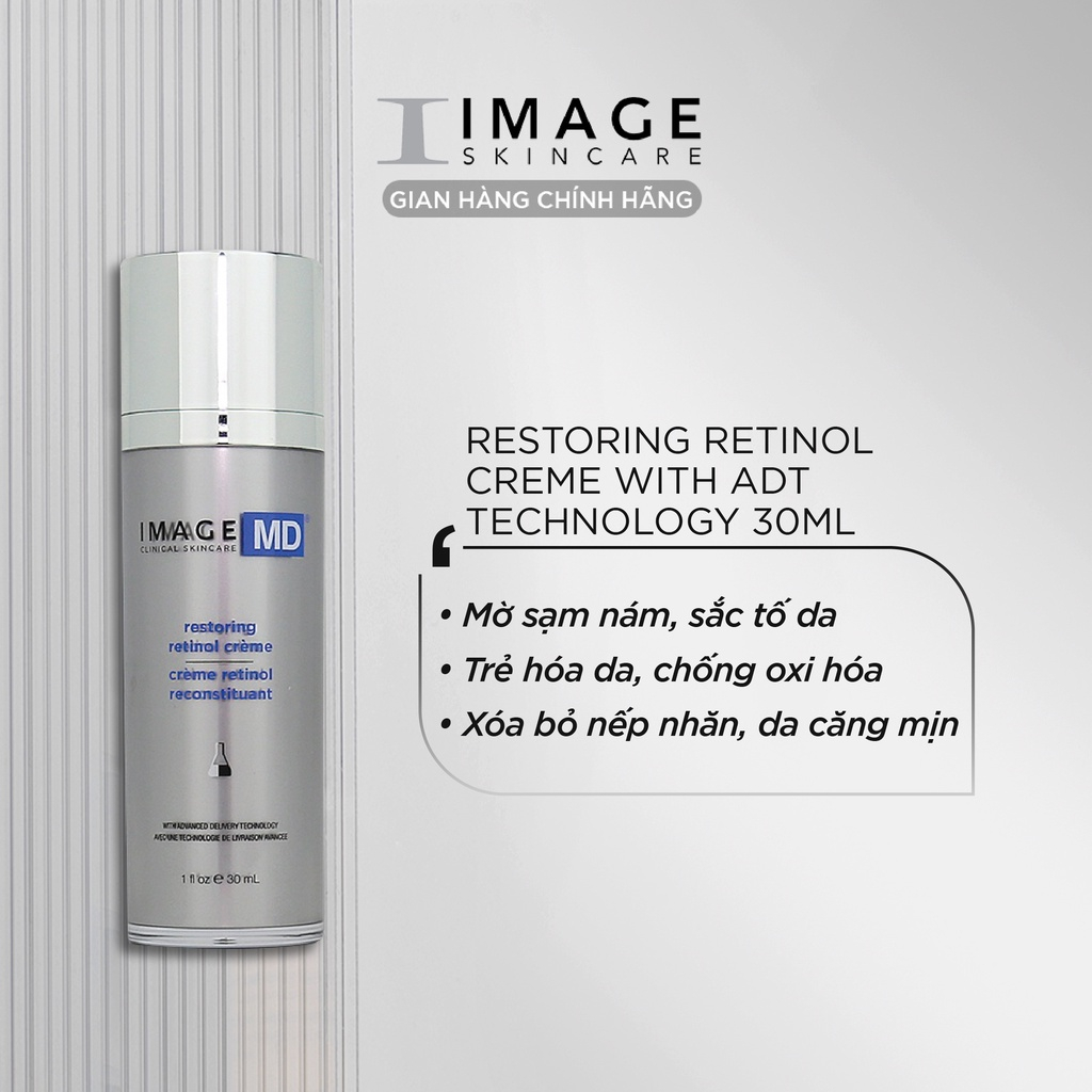 Kem dưỡng retinol trẻ hóa da IMAGE Skincare MD Restoring Retinol Creme With Adt Technology 30ml (new)