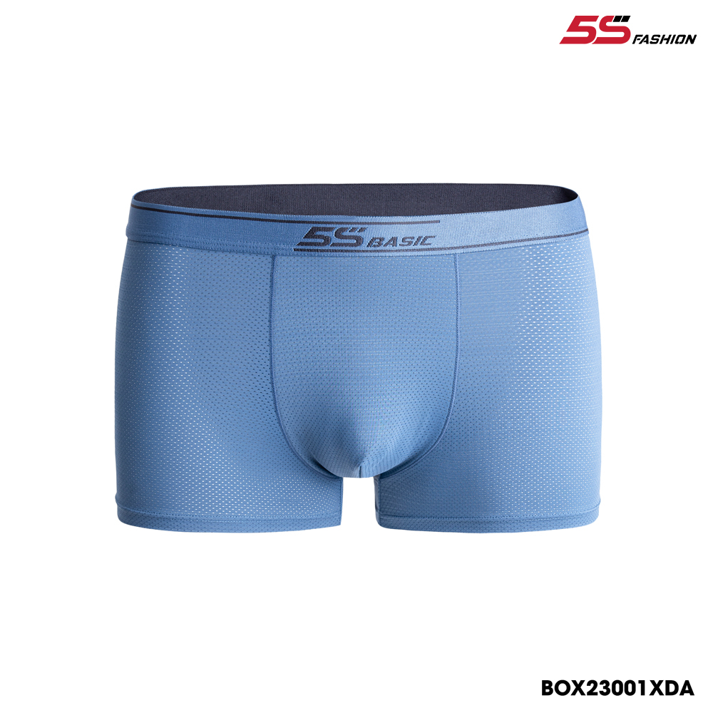 Quần Sịp Nam Boxer 5S FASHION Màu Xanh Đá, Chất Mềm Mại, Co Giãn, Thiết Kế Dệt Thoáng Khí, Dễ Chịu