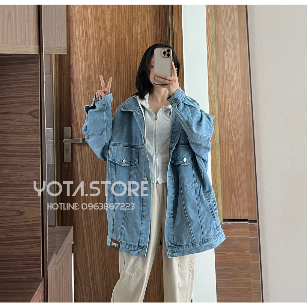 Áo khoác jeans oversize - G016