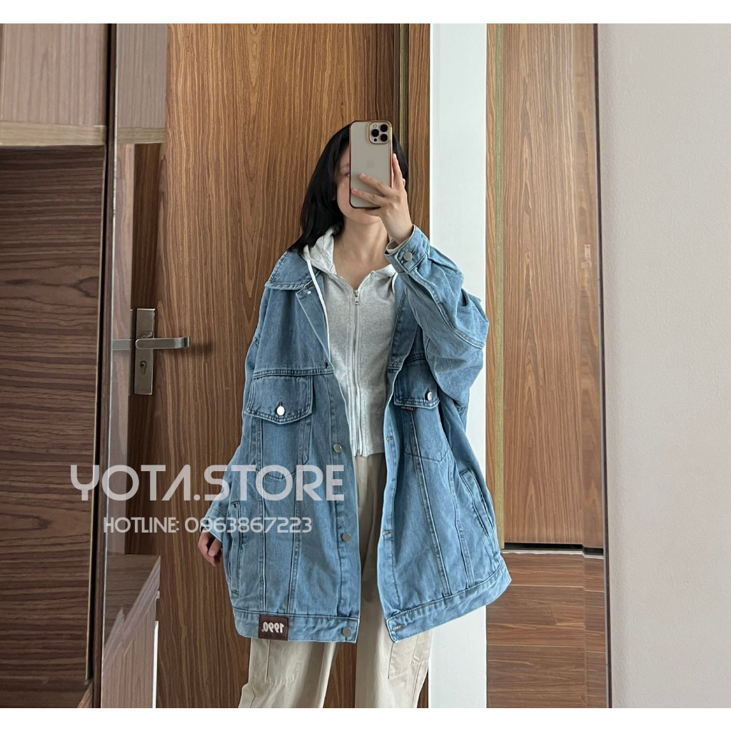 Áo khoác jeans oversize - G016