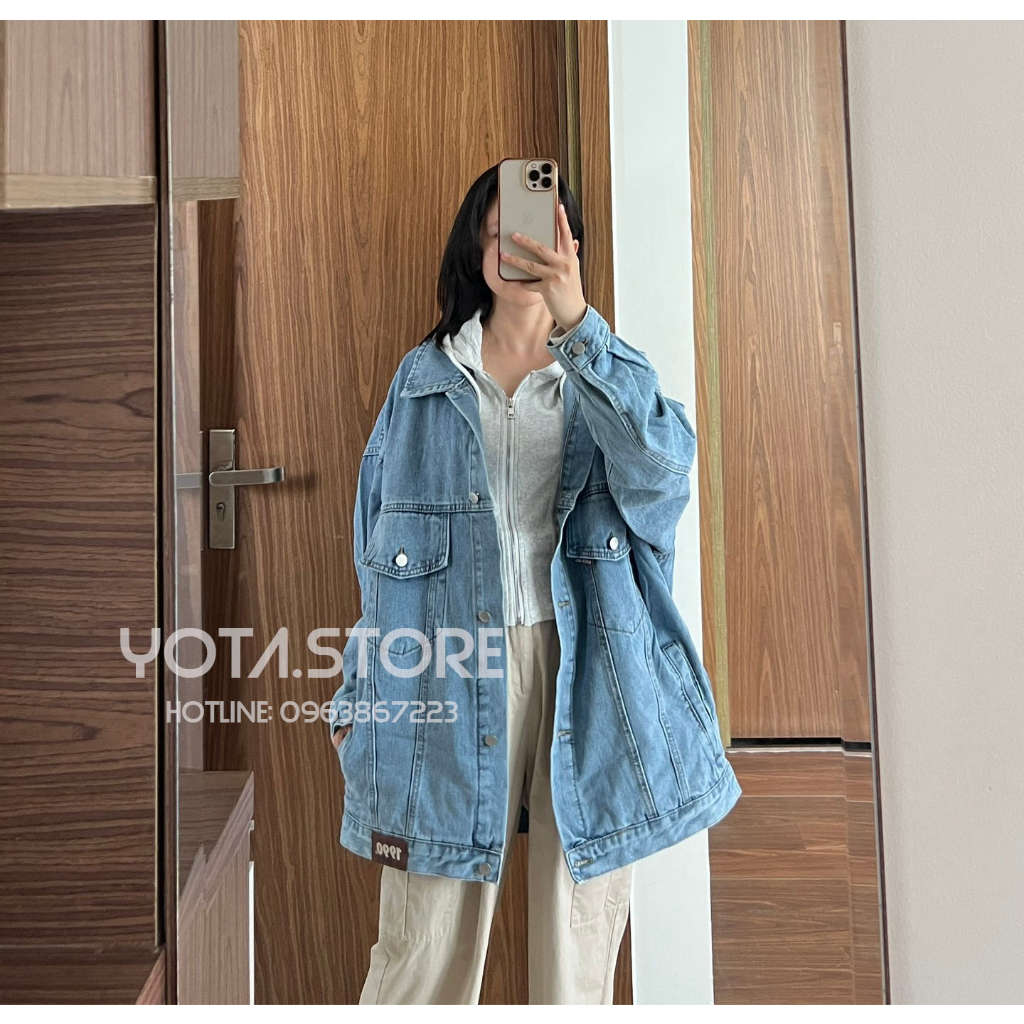 Áo khoác jeans oversize - G016