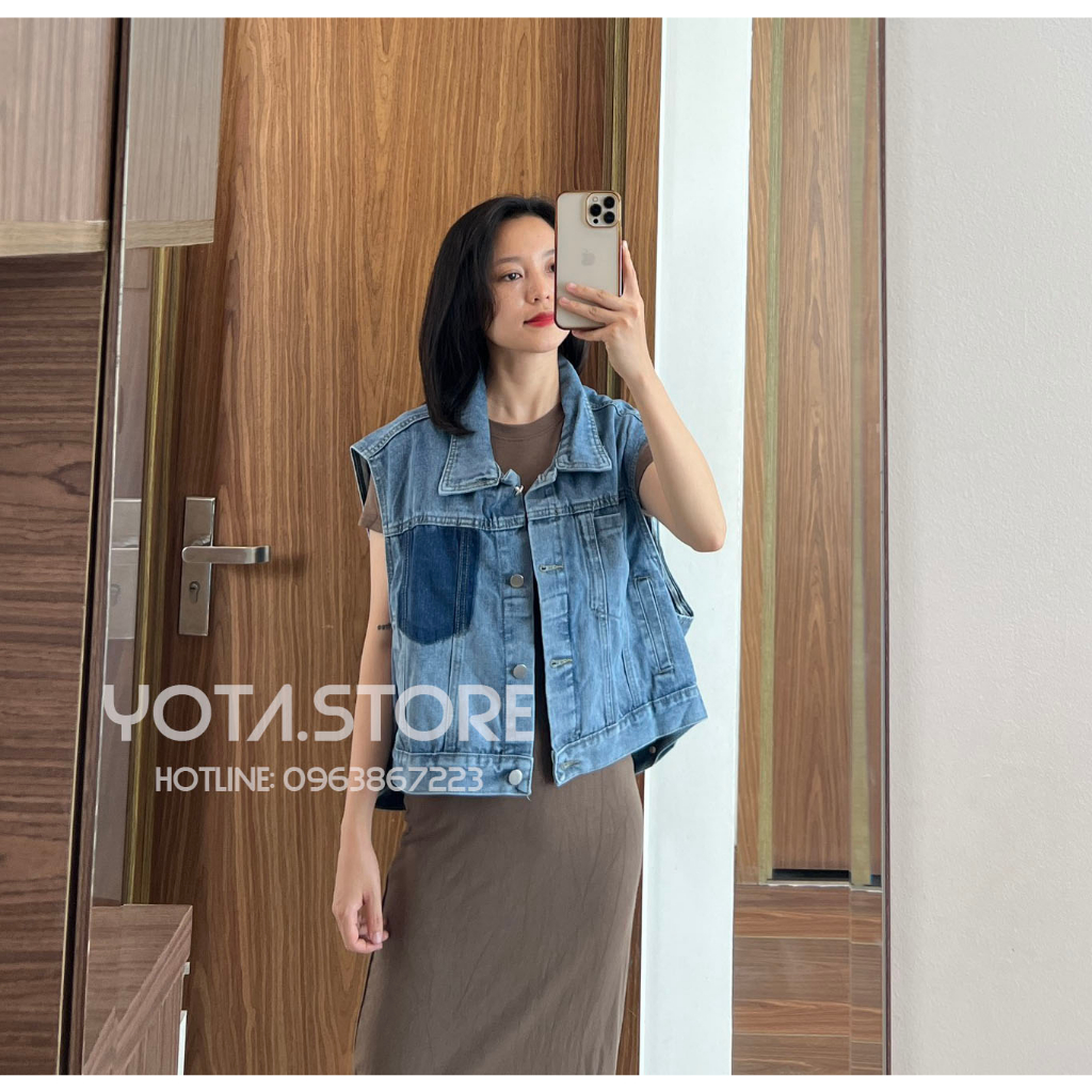 Áo khoác jeans gile - G001