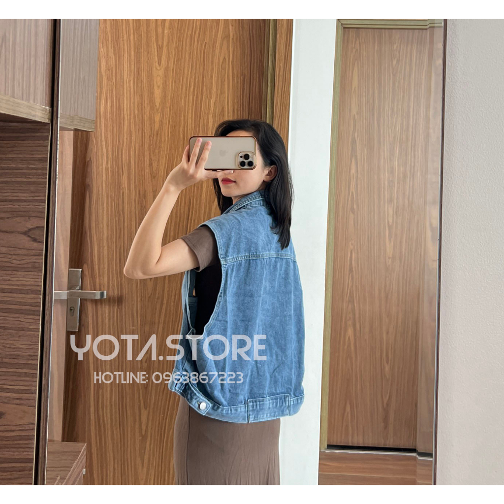 Áo khoác jeans gile - G001