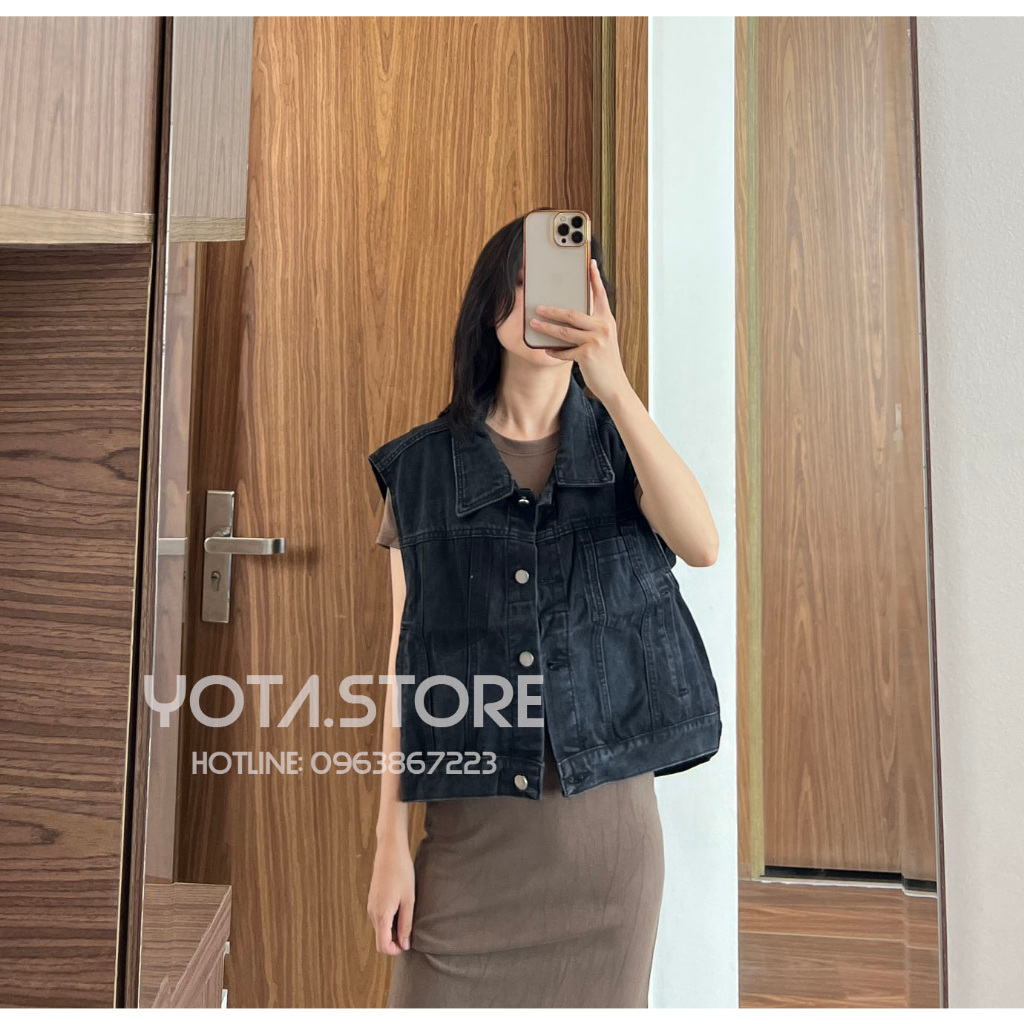 Áo khoác jeans gile - G001