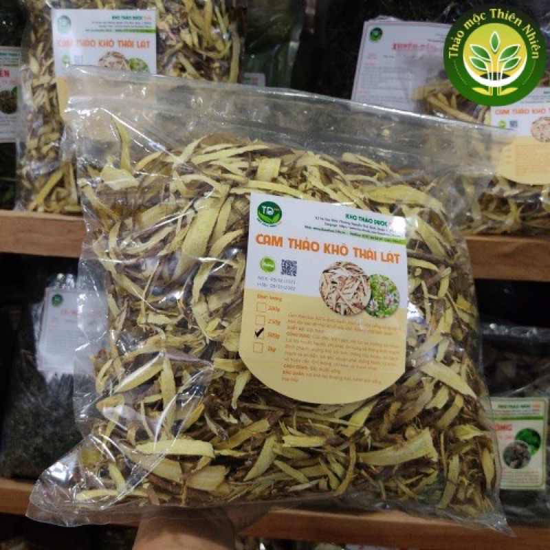 1kg Cam Thảo Khô Thái Lát giúp thanh nhiệt, giải độc, giải cảm, tốt cho đường ruột