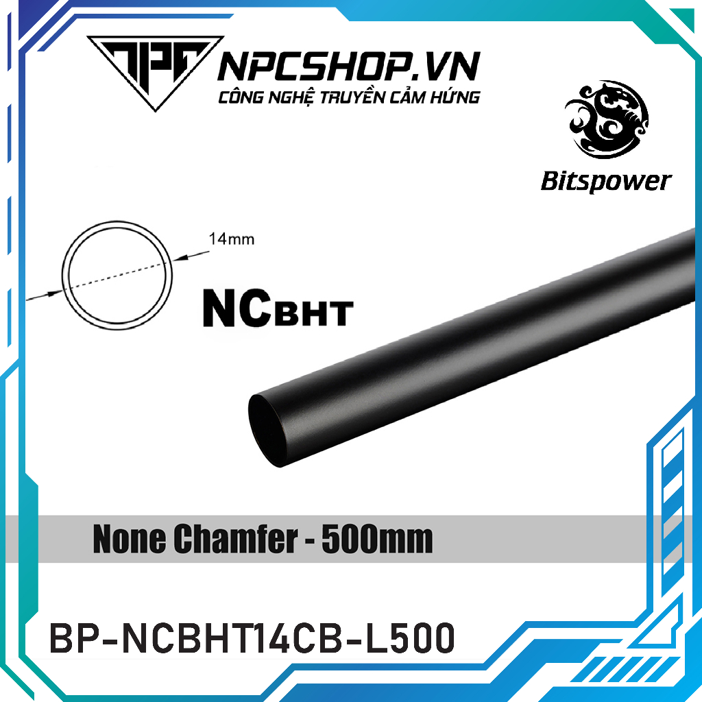 BITSPOWER ỐNG THẲNG OD14MM - DÀI 500MM