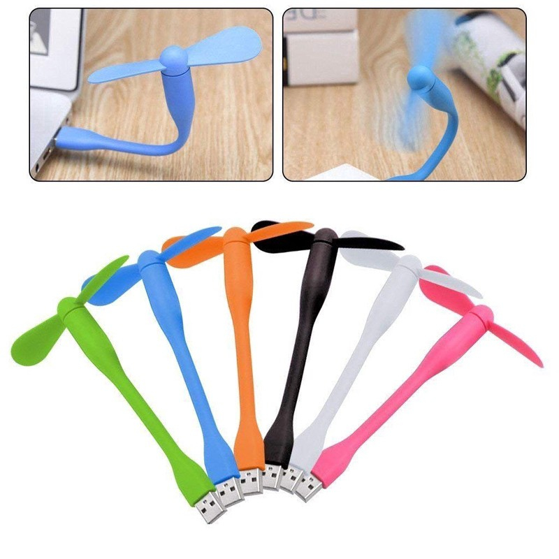 Quạt USB cắm cổng sạc dự phòng, cổng usb máy tính laptop cực mát