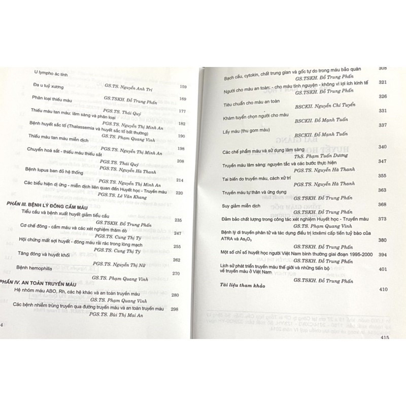 Sách-Bài giảng huyết học truyền máu