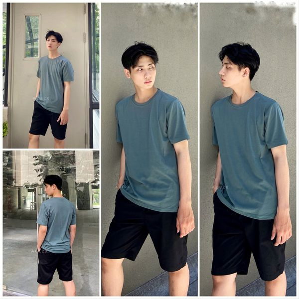 Quần short Nam lưng thun, chất kaki cotton, hàng chính hãng AGE2X, mềm mát