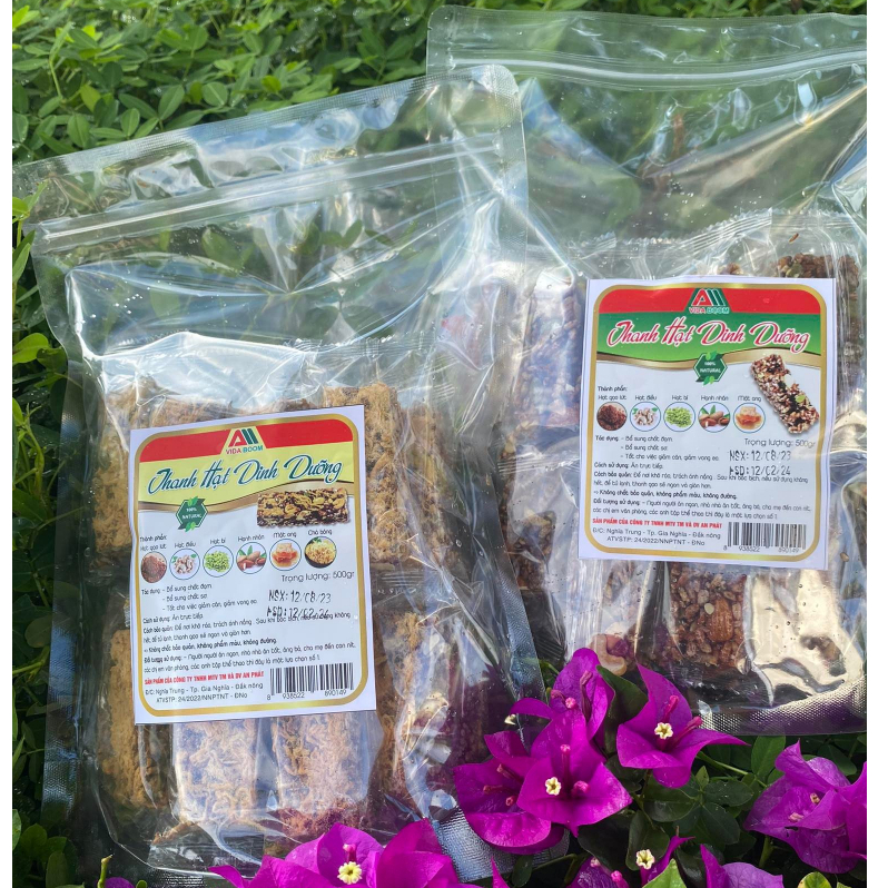Combo Thanh gạo lứt rong biển+ Thanh gạo lứt chà bông500g