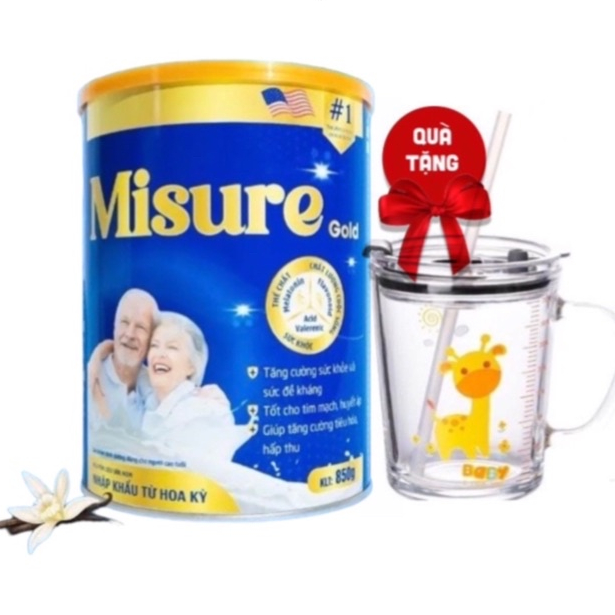 Sữa Misure lon 850g chính hãng- Cải thiện giấc ngủ hộp 850gram