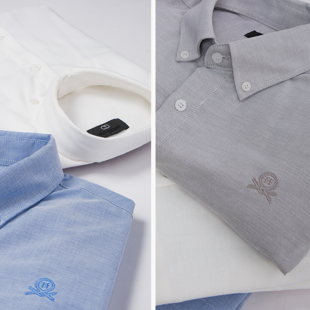 Áo sơ mi nam Oxford dài tay 100% Cotton USA fit form, thoáng mát trẻ trung Umebay USM390